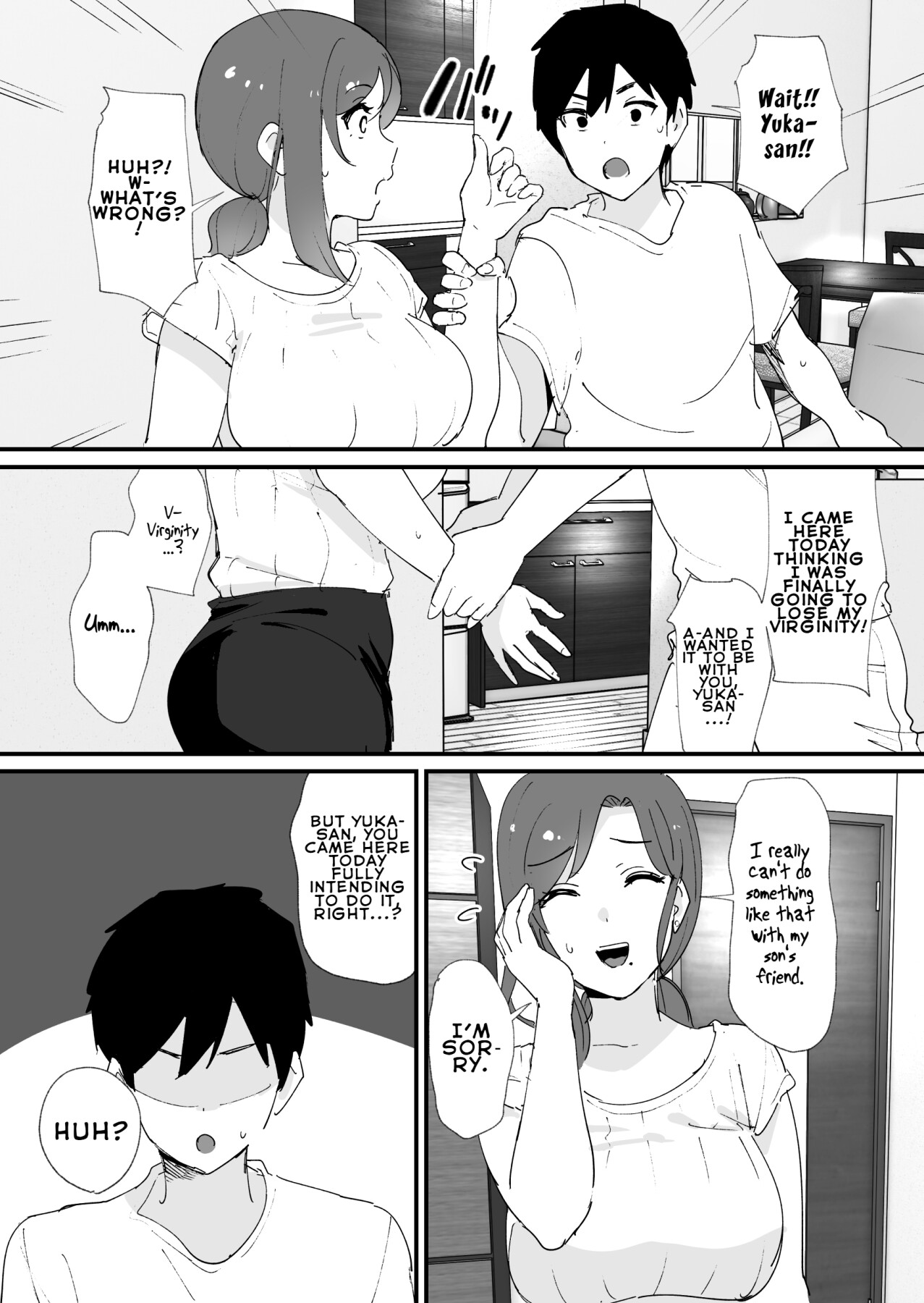 Hentai Manga Comic-The Time I Matched With My Admired Friend's Mom-Read-12